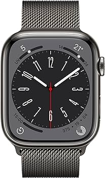 Apple Watch Series 8 GPS + Cellular - Cassa in Acciaio Grafite con Cinturino in Maglia Milanese Grafite - 41mm EU