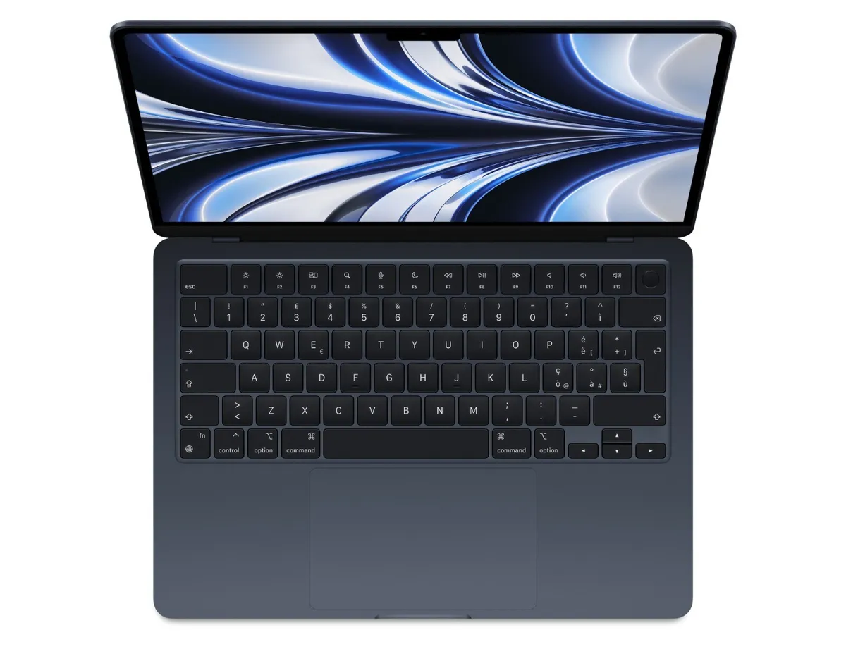 Apple MacBook Air 13 M2 8GB Ram 512GB SSD 8-Cpu 10-Gpu Midnight Italia