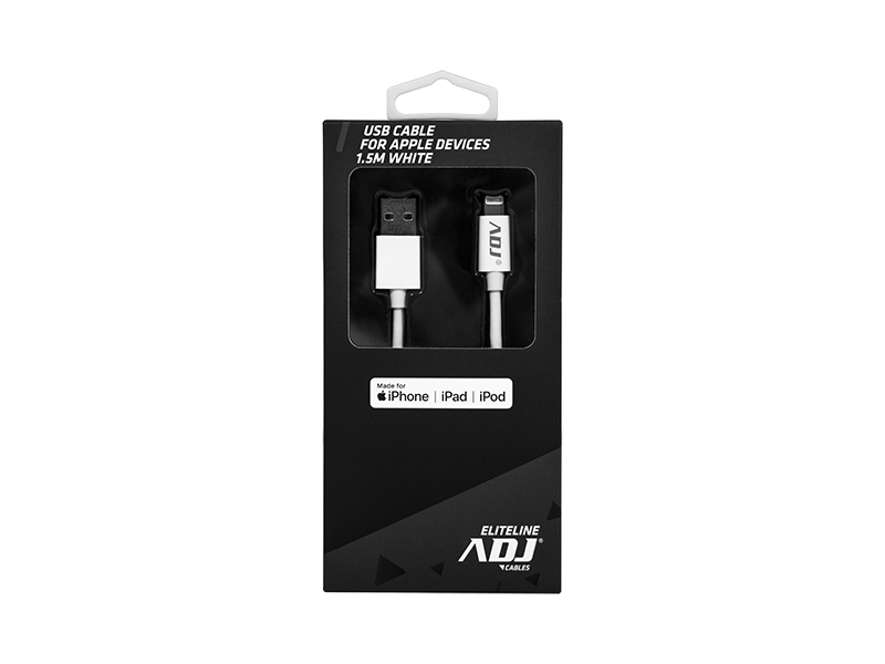 CAVO USB 2.0 LIGHTNING 1,5MT MFI WH MADE FOR APPLE ADJ