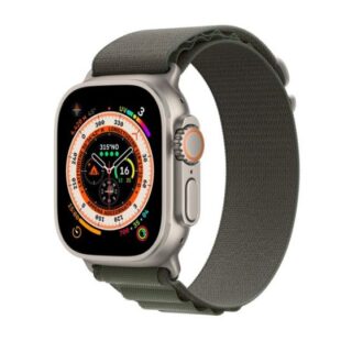 Apple Watch Ultra GPS + Cellular - Cassa in Titanio con Cinturino Verde Alpine - Small 49mm Italia