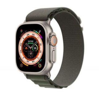 Apple Watch Ultra GPS + Cellular - Cassa in Titanio con Cinturino Verde Alpine - Large 49mm Italia