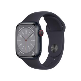 Apple Watch Series 8 GPS + Cellular - Cassa in Alluminio Mezzanotte con Cinturino Sport Mezzanotte - 41mm EU