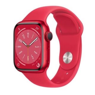 Apple Watch Series 8 GPS + Cellular - Cassa in Alluminio Rosso con Cinturino Sport Rosso - 41mm EU