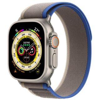 Apple Watch Ultra GPS + Cellular - Cassa in Titanio con Cinturino Blue/Gray Trail - S/M 49mm EU