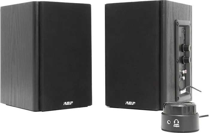 SPEAKER WOOD 2.0 SET 30WRMS EDU ADJ PRO-SOUND EDU CAV AUDIO 5MT+CONTROL