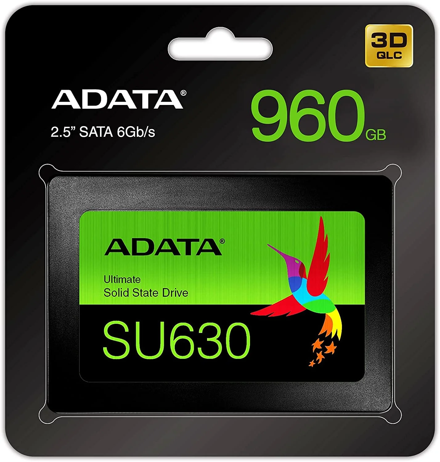SSD 2,5 960GB SATA 6GB/S SU630 520/450 MB/S R/W ADATA 3D QLC