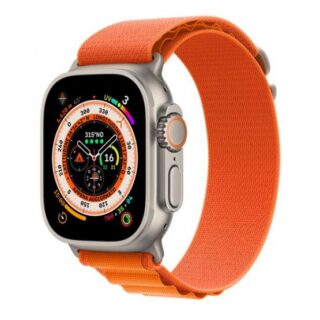 Apple Watch Ultra GPS + Cellular - Cassa in Titanio con Cinturino Arancione Alpine - Large 49mm EU