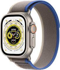 Apple Watch Ultra GPS + Cellular - Cassa in Titanio con Cinturino Blue/Gray Trail - M/L 49mm EU
