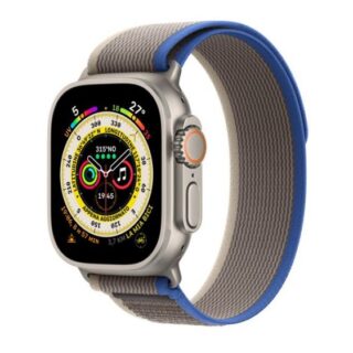 Apple Watch Ultra GPS + Cellular - Cassa in Titanio con Cinturino Blue/Gray Trail - M/L 49mm Italia