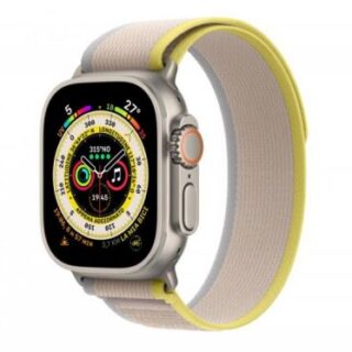 Apple Watch Ultra Gps + Cellular - Cassa In Titanio Con Cinturino Giallo/Beige Trial - S/L 49Mm Italia