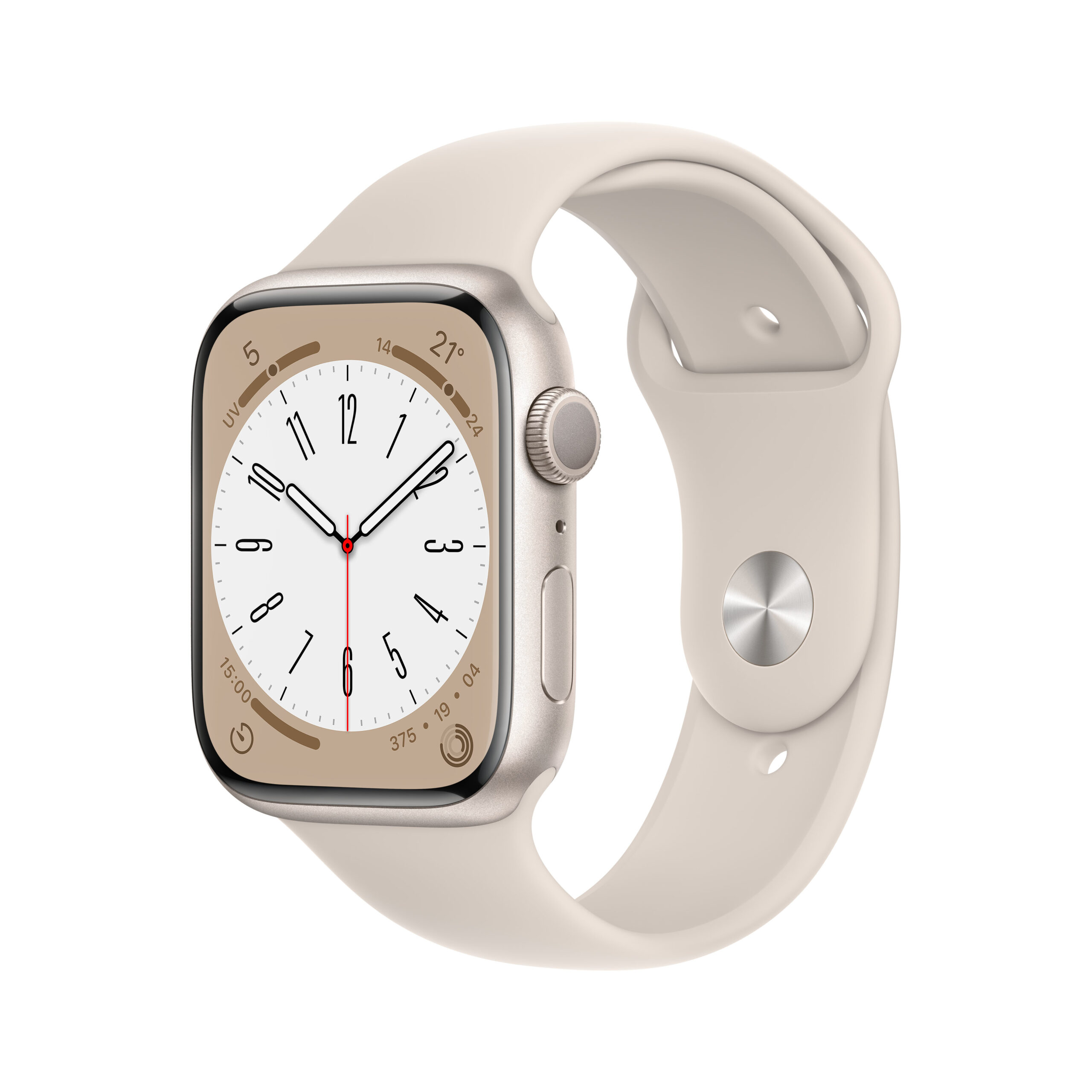 Apple Watch Series 8 GPS - Cassa in Alluminio Galassia con Cinturino Sport Galassia - 41mm EU