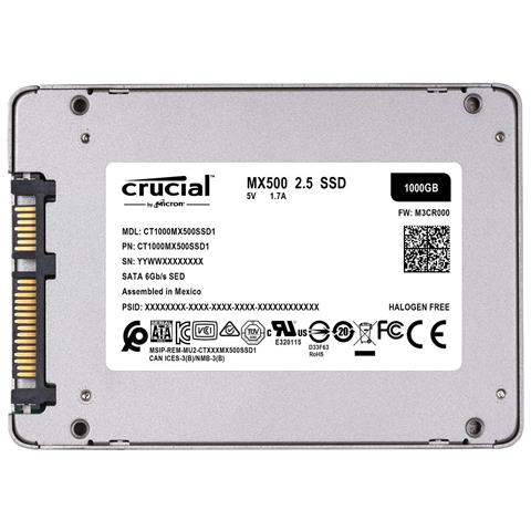 SSD 2,5 1TB SATA3 MX500 CRUCIAL