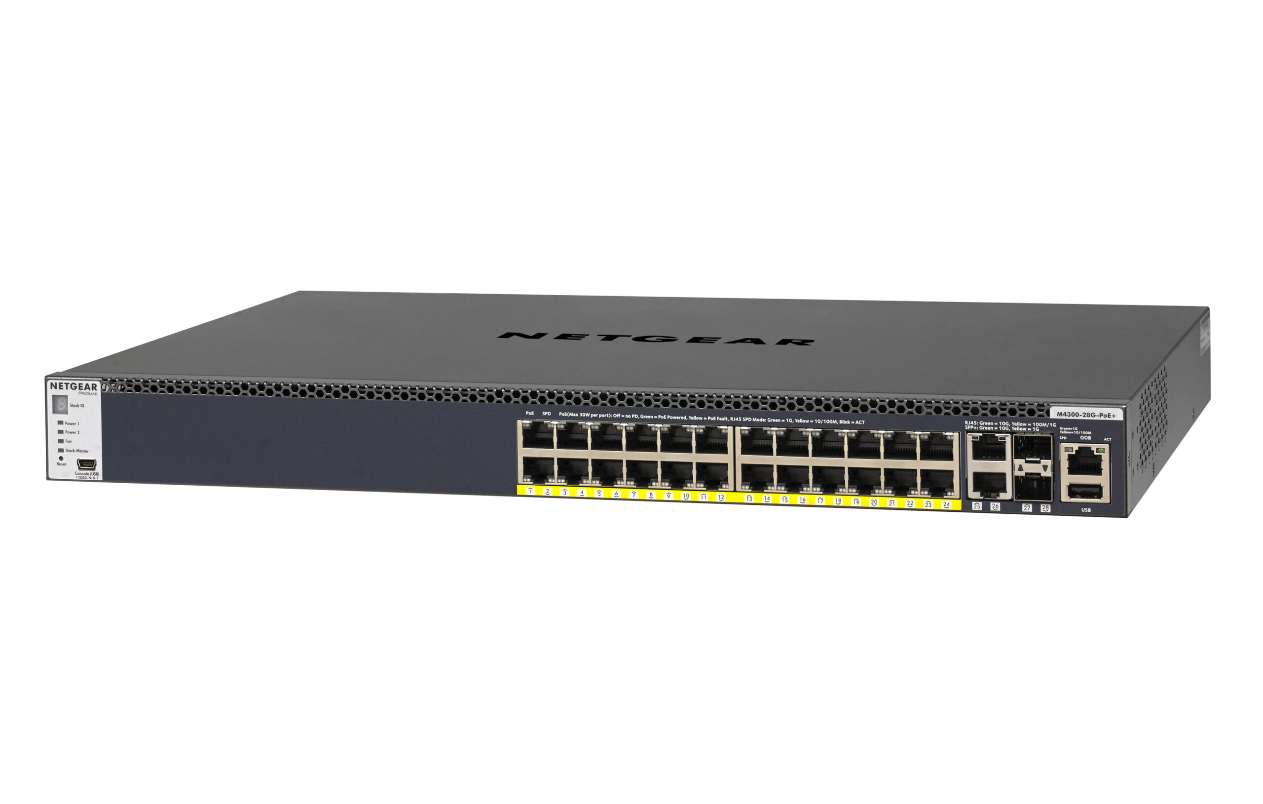 SWITCH 24P 24 PORTE POE+ 2P 10BASE-T 2P 10GBASE-X SFP+