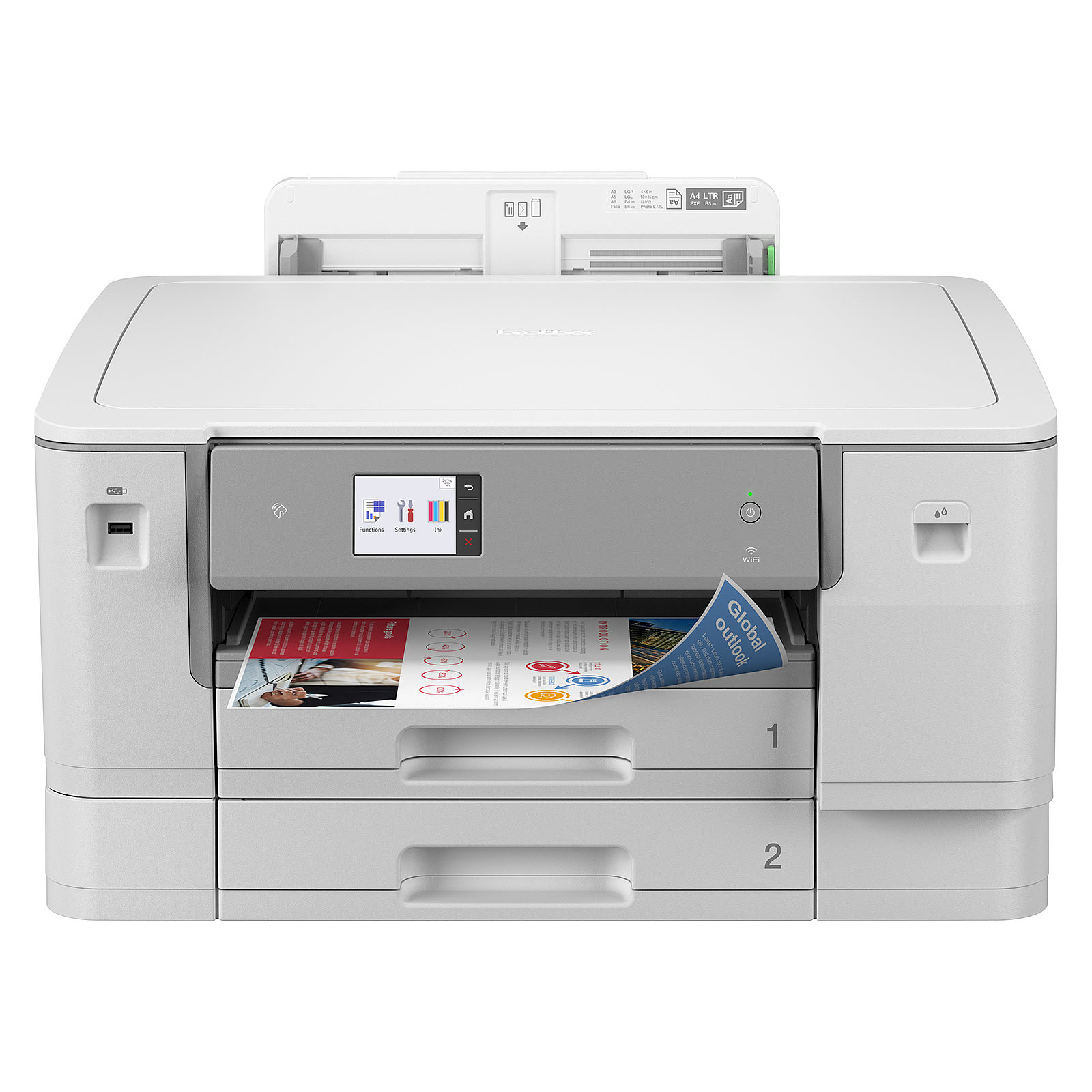 STAMP INK COL A3 WIFI LAN F/R 31PPM DOPPIO CASSETTO BROTHER HLJ6010DW