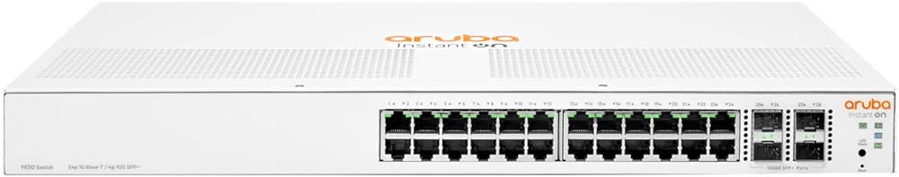 SWITCH 24P GIGABIT POE 4UPLINK ARUB A