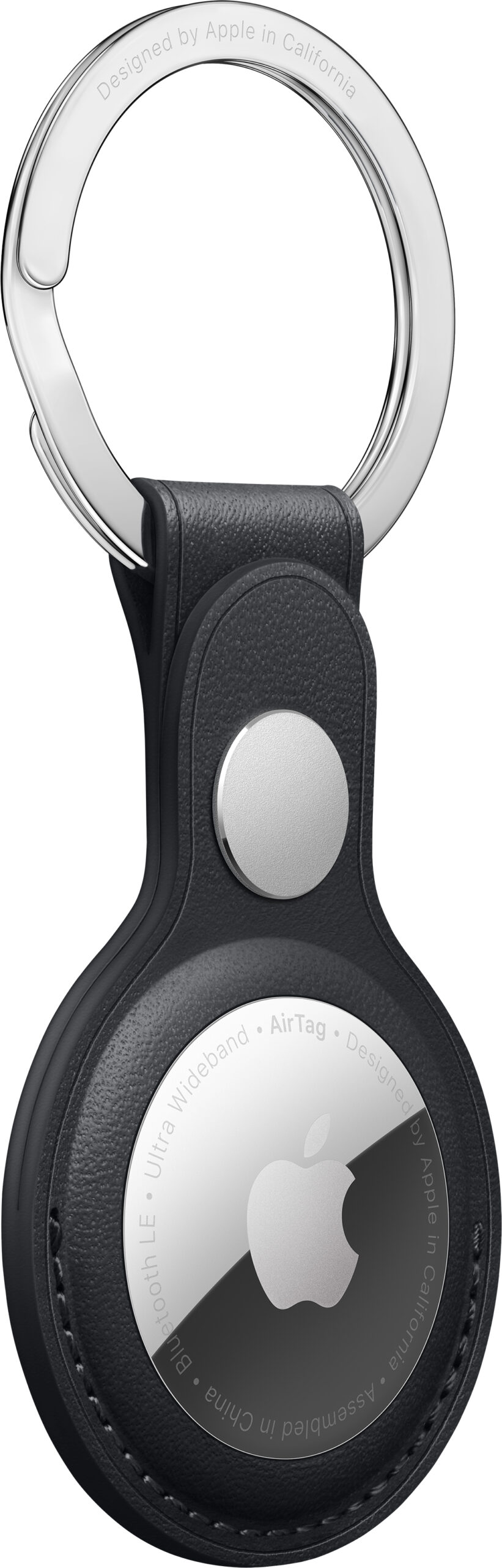 AIRTAG CUSTODIA PELLE APPLE MIDNIGH T