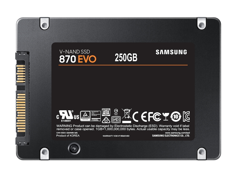 SSD 2,5 250GB SATA III EVO 870 SAMSUNG 3D