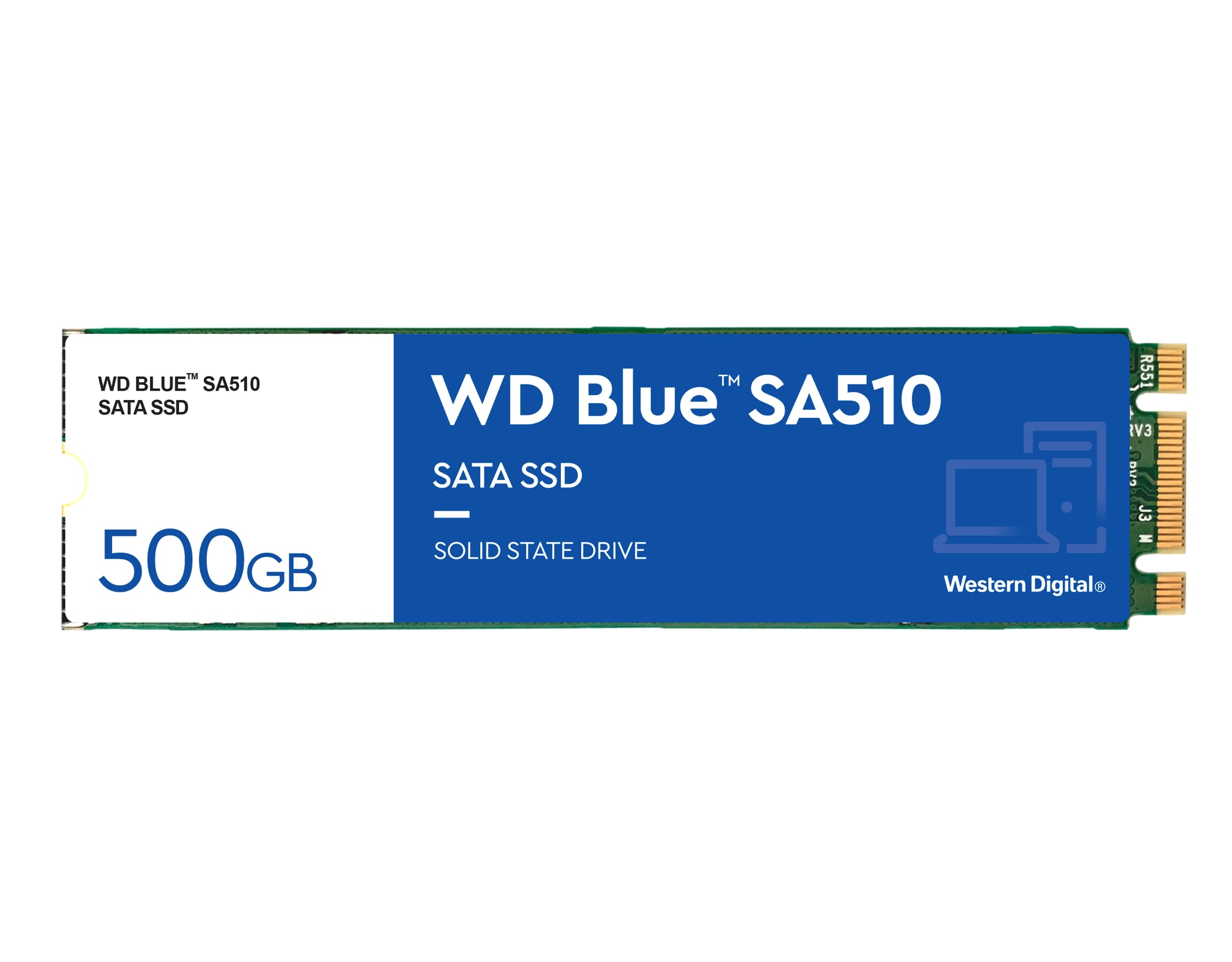 SSD M.2 500GB 2280 SATA3 BLUE WD SCATOLA ANNERITA E DANNEGGIATA