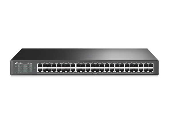 SWITCH 48P 10/100MBPS TP-LINK 19INC H RACK-MOUNT STEEL CASE