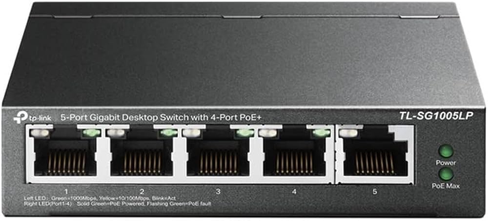 SWITCH 5P 10/100MBPS DI CUI 4P POE 40W POE POWER PLUG AND PLAY