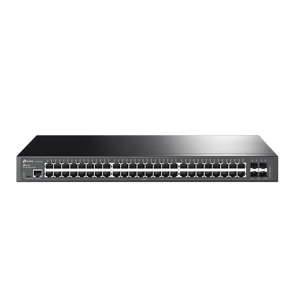 SWITCH 48P GIGABIT 4SLOT SFP+ 10GE MANAGED L2+ 1P USB 1P RJ45