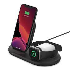 STAND 3 IN 1 WIRELESS IPHONE/AIRPOD WATCH) BELKIN