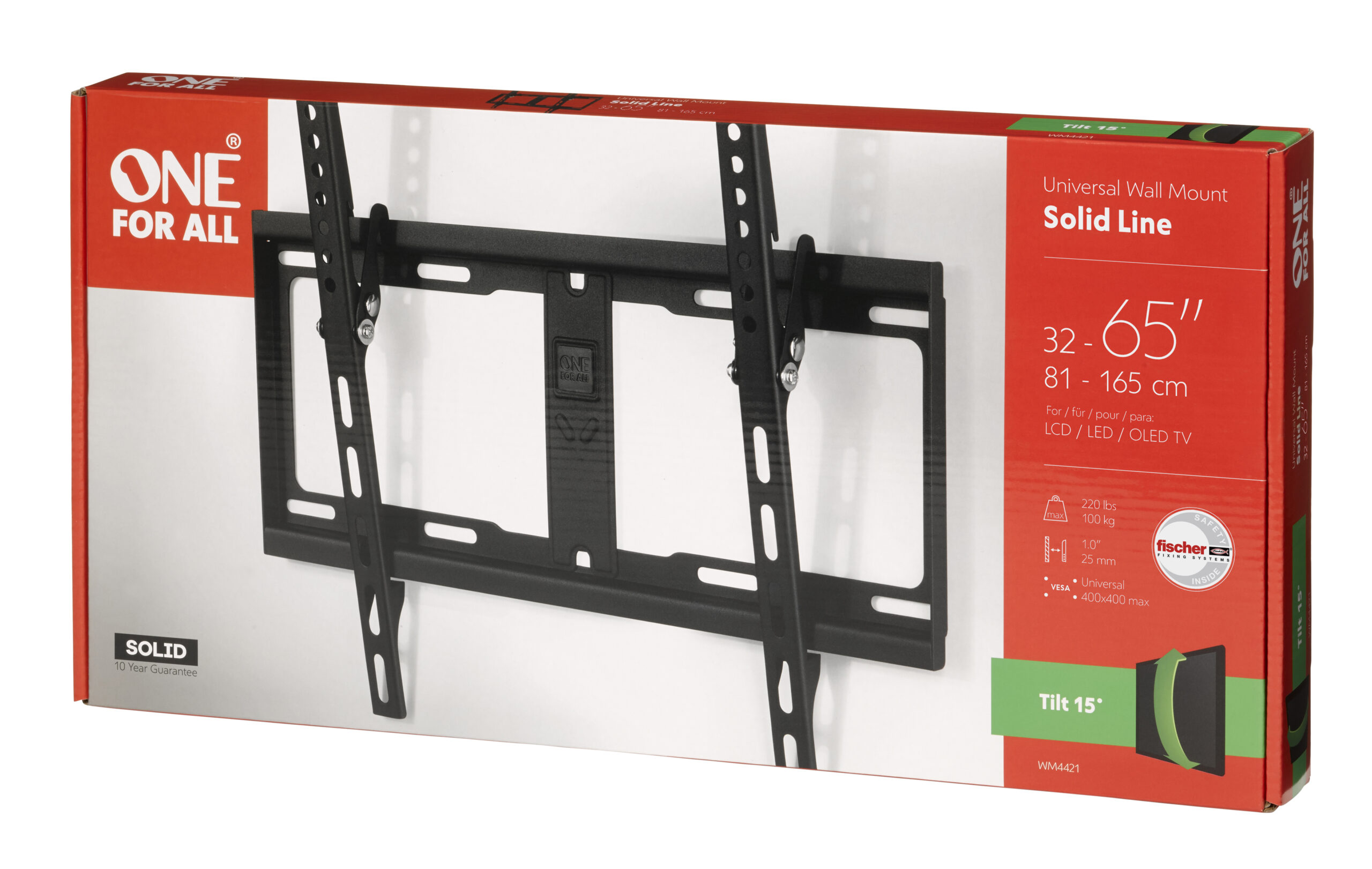 STAFFA TV/MONITOR 32-60 435X25X479 MAX100KG 400X400 200X400 TILT